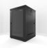 Serveredge 18RU Swing Frame Hinged Wall Mount Cabinet (600x700x903.4) - Fully Assembled
